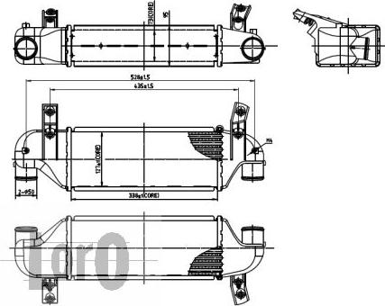 ABAKUS 017-018-0004 - Интеркулер autocars.com.ua