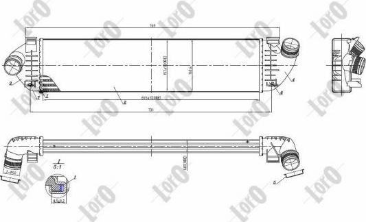 ABAKUS 017-018-0009 - Интеркулер autocars.com.ua