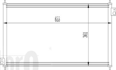 ABAKUS 018-016-0006 - Конденсатор кондиционера avtokuzovplus.com.ua