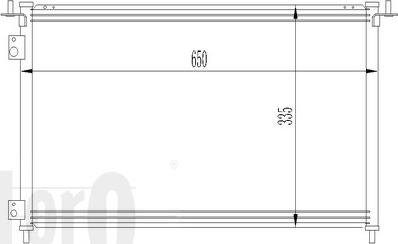 ABAKUS 018-016-0017 - Конденсатор, кондиціонер autocars.com.ua