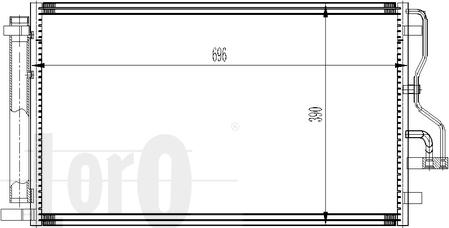 ABAKUS 019-016-0017 - Конденсатор, кондиціонер autocars.com.ua