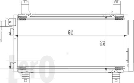 ABAKUS 030-016-0007 - Конденсатор кондиционера autodnr.net