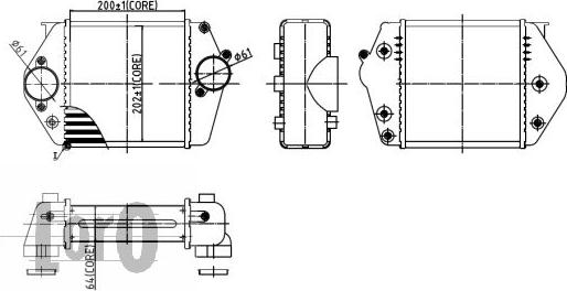 ABAKUS 030-018-0001 - Интеркулер autocars.com.ua