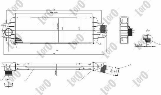 ABAKUS 035-018-0003 - Интеркулер autocars.com.ua