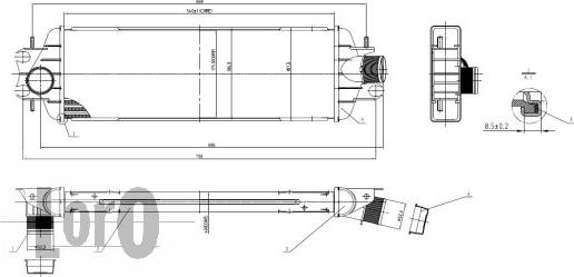 ABAKUS 035-018-0003 - Интеркулер autocars.com.ua