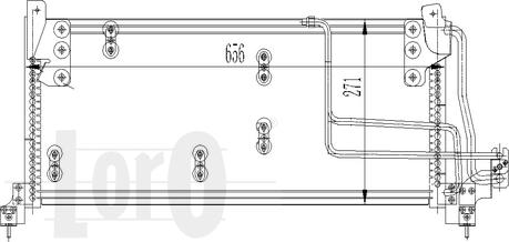 ABAKUS 037-016-0004 - Конденсатор кондиционера avtokuzovplus.com.ua