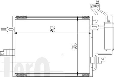 ABAKUS 037-016-0031 - Конденсатор, кондиціонер autocars.com.ua