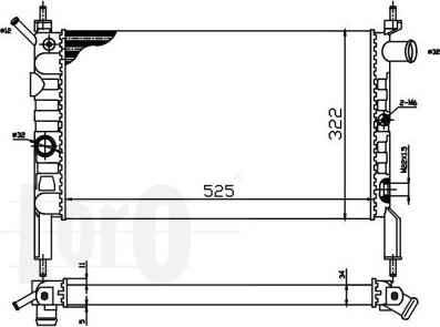 ABAKUS 037-017-0002 - Радіатор, охолодження двигуна autocars.com.ua