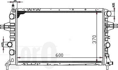 ABAKUS 037-017-0048 - Радиатор, охлаждение двигателя avtokuzovplus.com.ua