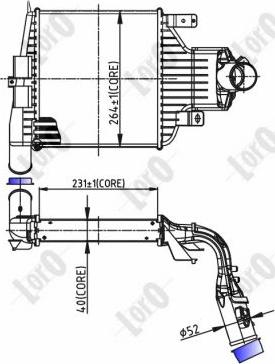 ABAKUS 037-018-0018 - Интеркулер autocars.com.ua