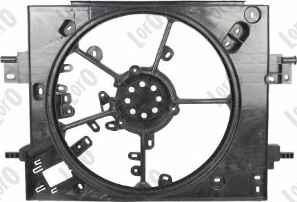 ABAKUS 042-014-0012-S - Корпус, вентилятор (охолодження двигуна) autocars.com.ua