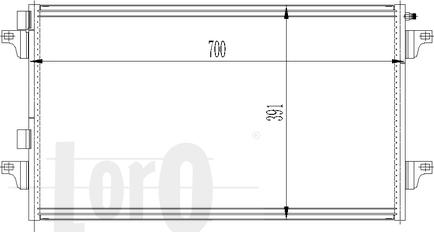 ABAKUS 042-016-0013 - Конденсатор, кондиціонер autocars.com.ua