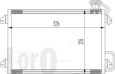 ABAKUS 042-016-0014 - Конденсатор, кондиціонер autocars.com.ua