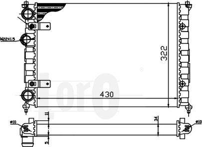 ABAKUS 046-017-0002 - Радіатор, охолодження двигуна autocars.com.ua