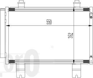 ABAKUS 050-016-0002 - Конденсатор, кондиціонер autocars.com.ua