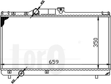 ABAKUS 051-017-0012 - Радиатор, охлаждение двигателя avtokuzovplus.com.ua