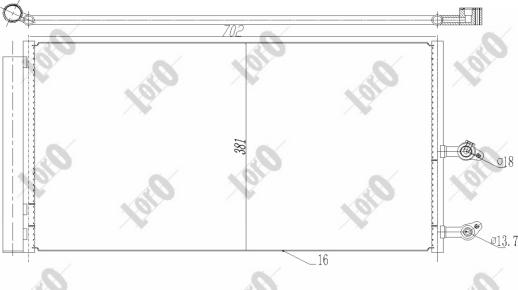 ABAKUS 052-016-0015 - Конденсатор кондиционера autodnr.net