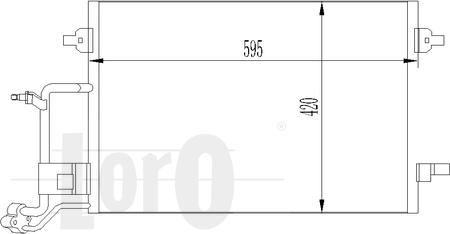 ABAKUS 053-016-0014 - Конденсатор кондиционера autodnr.net