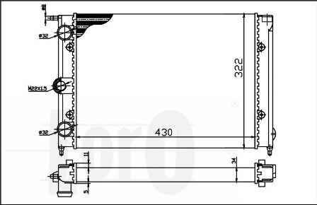 ABAKUS 053-017-0002 - Радіатор, охолодження двигуна autocars.com.ua