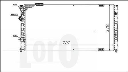 ABAKUS 053-017-0027 - Радіатор, охолодження двигуна autocars.com.ua