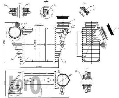 ABAKUS 053-018-0005 - Интеркулер autocars.com.ua