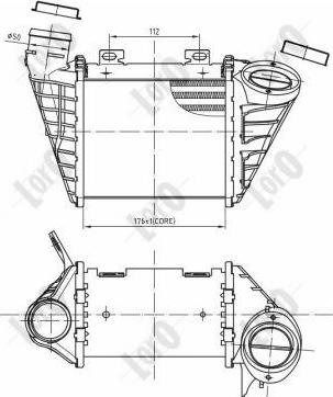 ABAKUS 053-018-0016 - Интеркулер autocars.com.ua