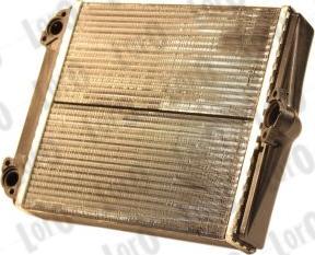 ABAKUS 054-015-0017 - Теплообмінник, опалення салону autocars.com.ua