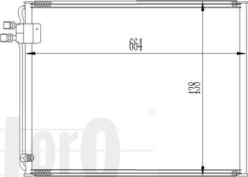 ABAKUS 054-016-0011 - Конденсатор, кондиціонер autocars.com.ua