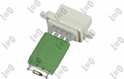 ABAKUS 133-037-007 - Опір, реле, вентилятор салону autocars.com.ua