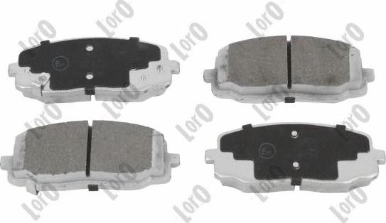 ABAKUS 231-01-139 - Гальмівні колодки, дискові гальма autocars.com.ua