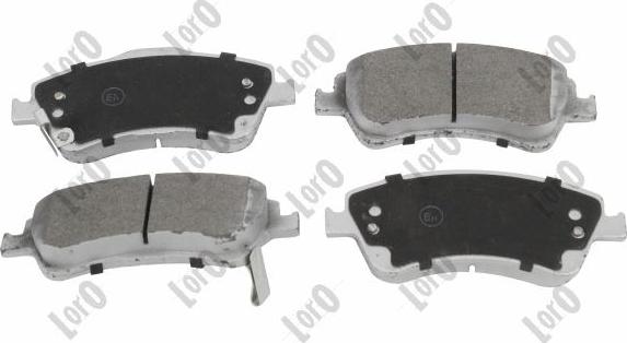 ABAKUS 231-01-143 - Гальмівні колодки, дискові гальма autocars.com.ua