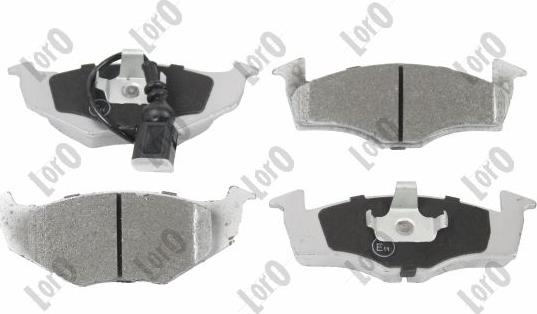 ABAKUS 231-01-224 - Гальмівні колодки, дискові гальма autocars.com.ua