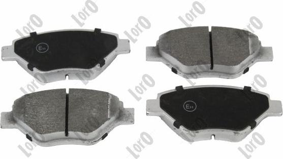 ABAKUS 231-01-237 - Гальмівні колодки, дискові гальма autocars.com.ua