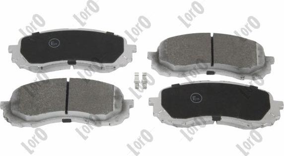 ABAKUS 231-01-238 - Гальмівні колодки, дискові гальма autocars.com.ua