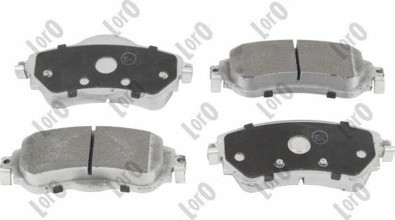 ABAKUS 231-01-244 - Гальмівні колодки, дискові гальма autocars.com.ua