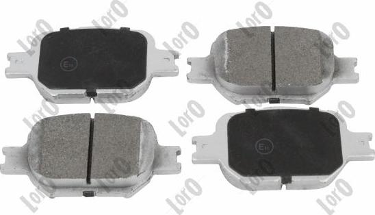 ABAKUS 231-01-262 - Гальмівні колодки, дискові гальма autocars.com.ua