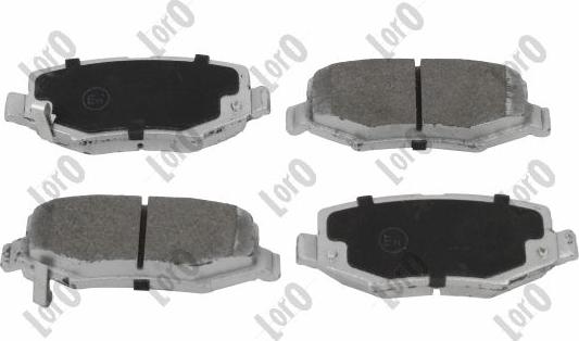 ABAKUS 231-01-272 - Гальмівні колодки, дискові гальма autocars.com.ua