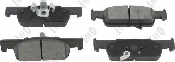 ABAKUS 231-01-281 - Гальмівні колодки, дискові гальма autocars.com.ua