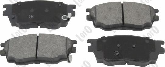 ABAKUS 231-01-283 - Гальмівні колодки, дискові гальма autocars.com.ua