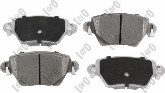 ABAKUS 231-02-014 - Гальмівні колодки, дискові гальма autocars.com.ua