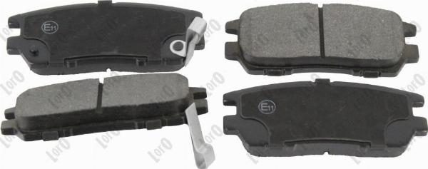 ABAKUS 231-02-119 - Гальмівні колодки, дискові гальма autocars.com.ua