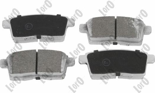 ABAKUS 231-02-155 - Гальмівні колодки, дискові гальма autocars.com.ua