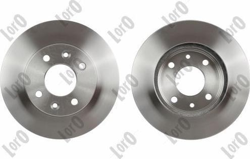 ABAKUS 231-03-031-2 - Гальмівний диск autocars.com.ua