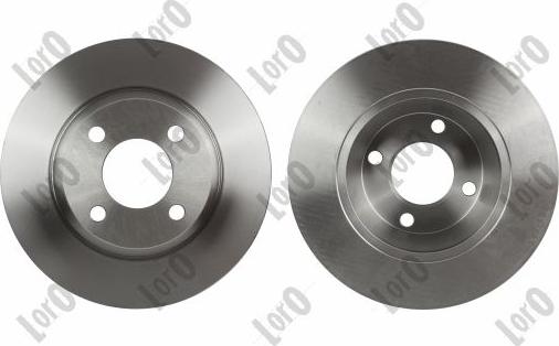 ABAKUS 231-03-043-2 - Гальмівний диск autocars.com.ua