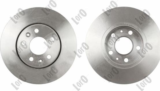 ABAKUS 231-03-055-2 - Гальмівний диск autocars.com.ua