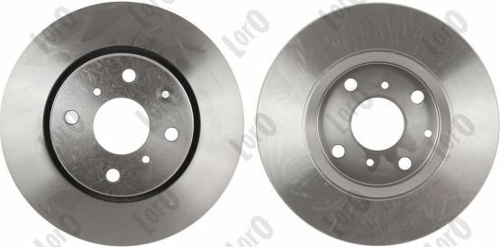 ABAKUS 231-03-056-2 - Гальмівний диск autocars.com.ua