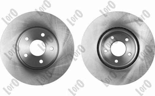 ABAKUS 231-03-106-2 - Гальмівний диск autocars.com.ua