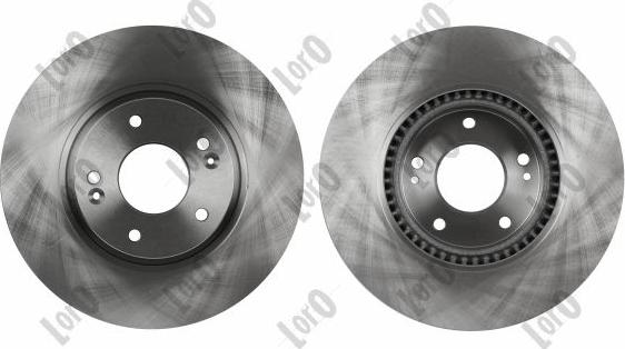 ABAKUS 231-03-124-2 - Гальмівний диск autocars.com.ua