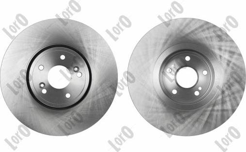 ABAKUS 231-03-207-2 - Гальмівний диск autocars.com.ua