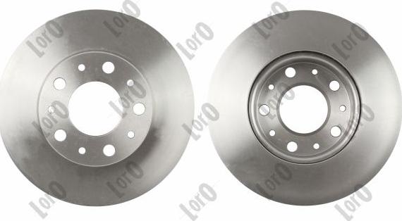 ABAKUS 231-03-210-2 - Гальмівний диск autocars.com.ua